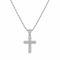 Croce Piccola Argento 925 Pietre Bianche – Classico Intramontabile