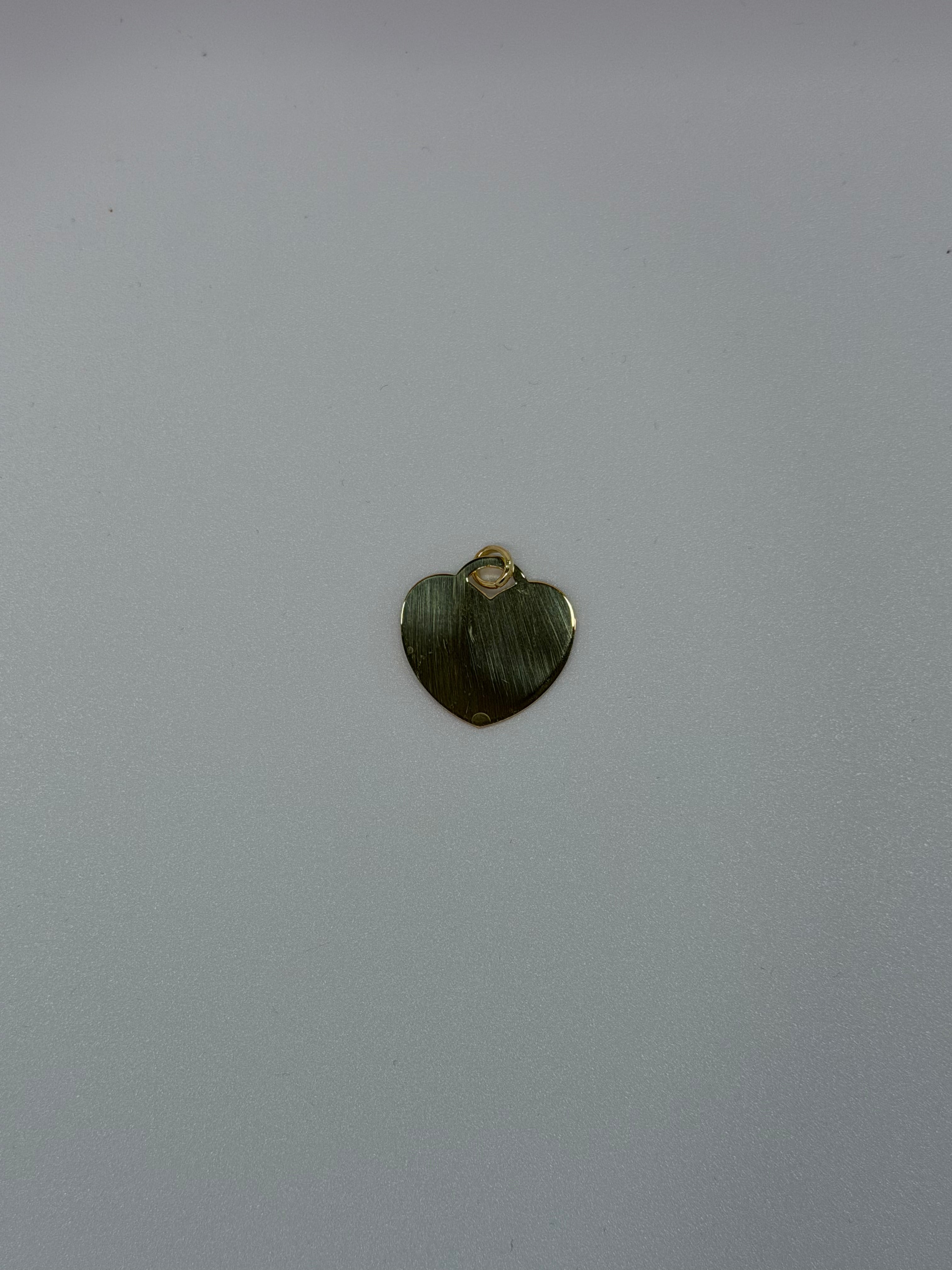 Ciondolo Lastra Cuore in Argento 925 | Disponibile Argento e Dorato
