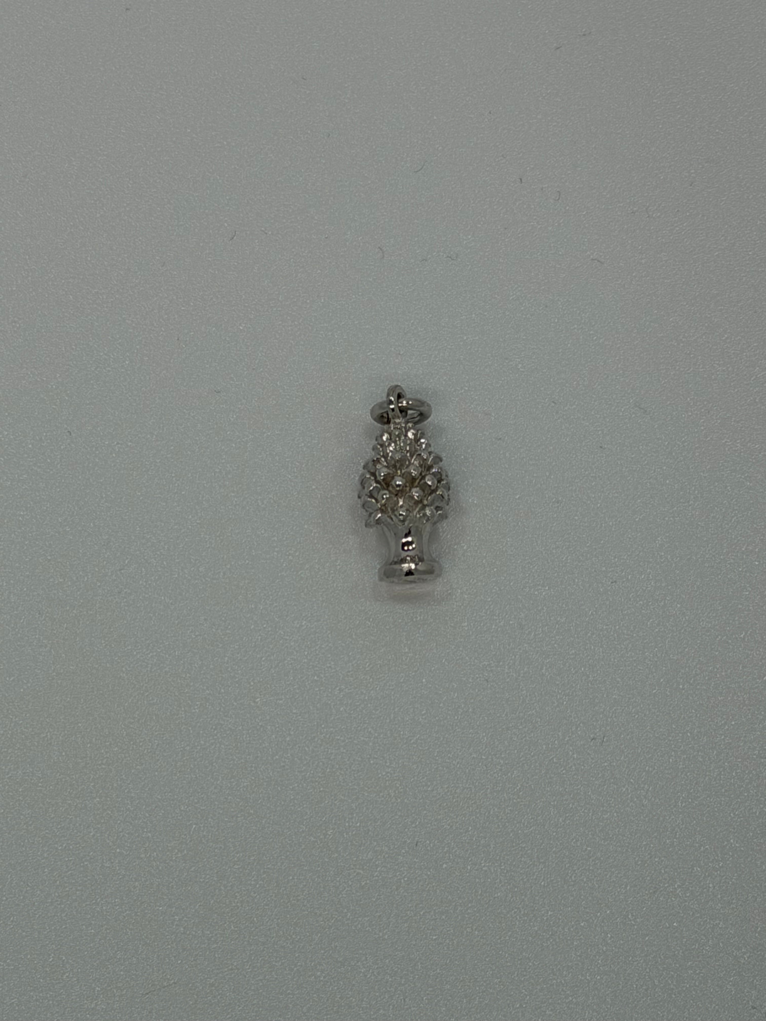 Ciondolo Pigna Portafortuna in Argento 925 | Versione Argento e Dorata