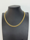 Collana Groumette Argento 925 Bagnata Oro con Zirconi Bianchi