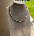 Collana in Argento 925 con Pietre Multicolor – Colorata, Vivace e Artigianale