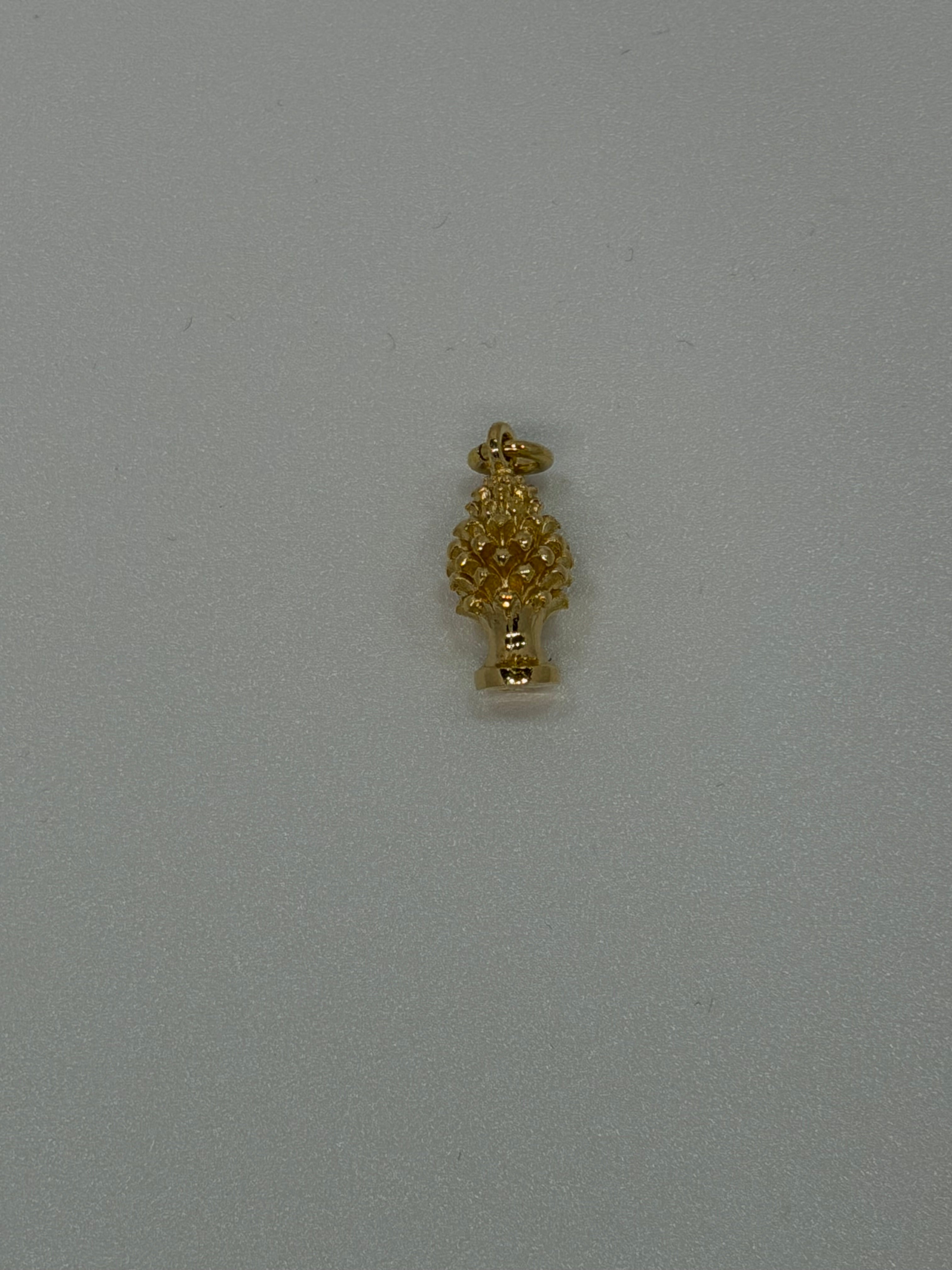 Ciondolo Pigna Portafortuna in Argento 925 | Versione Argento e Dorata