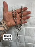 Rosario in Argento 925 Sfere Lisce – Elegante e Significativo