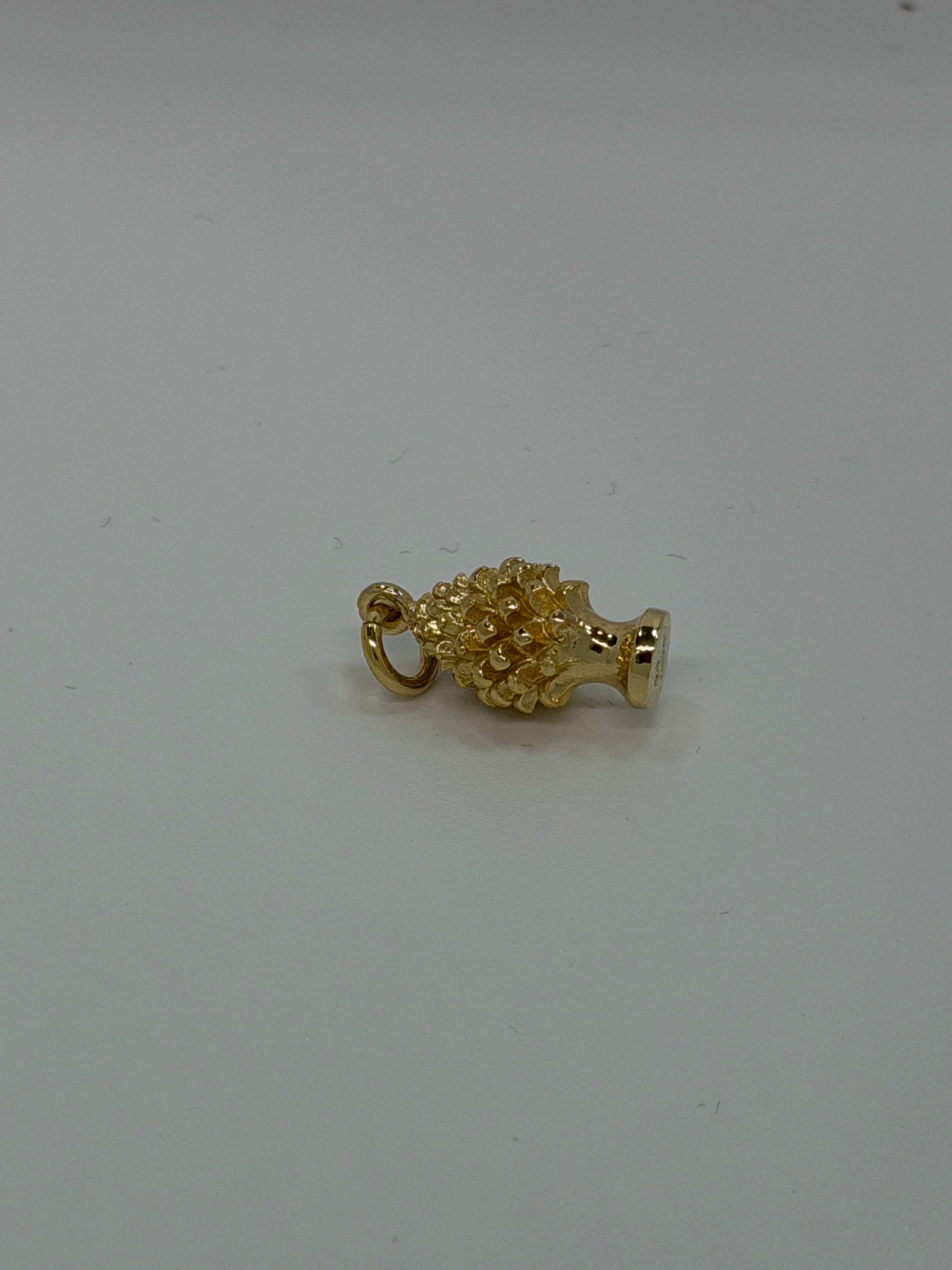 Ciondolo Pigna Portafortuna in Argento 925 | Versione Argento e Dorata