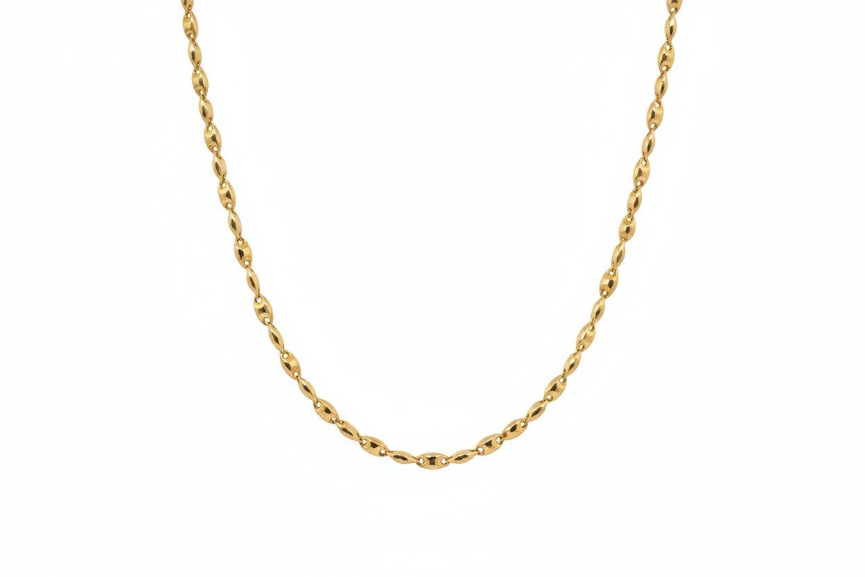 Collana Catena Argento 925 Bagnata nell'Oro | Eleganza Senza Tempo