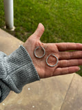Orecchini Cerchio Diamantato Argento 925 – Classici e Brillanti