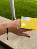 Collana Punto Luce Moissanite Argento 925 – Lusso Certificato