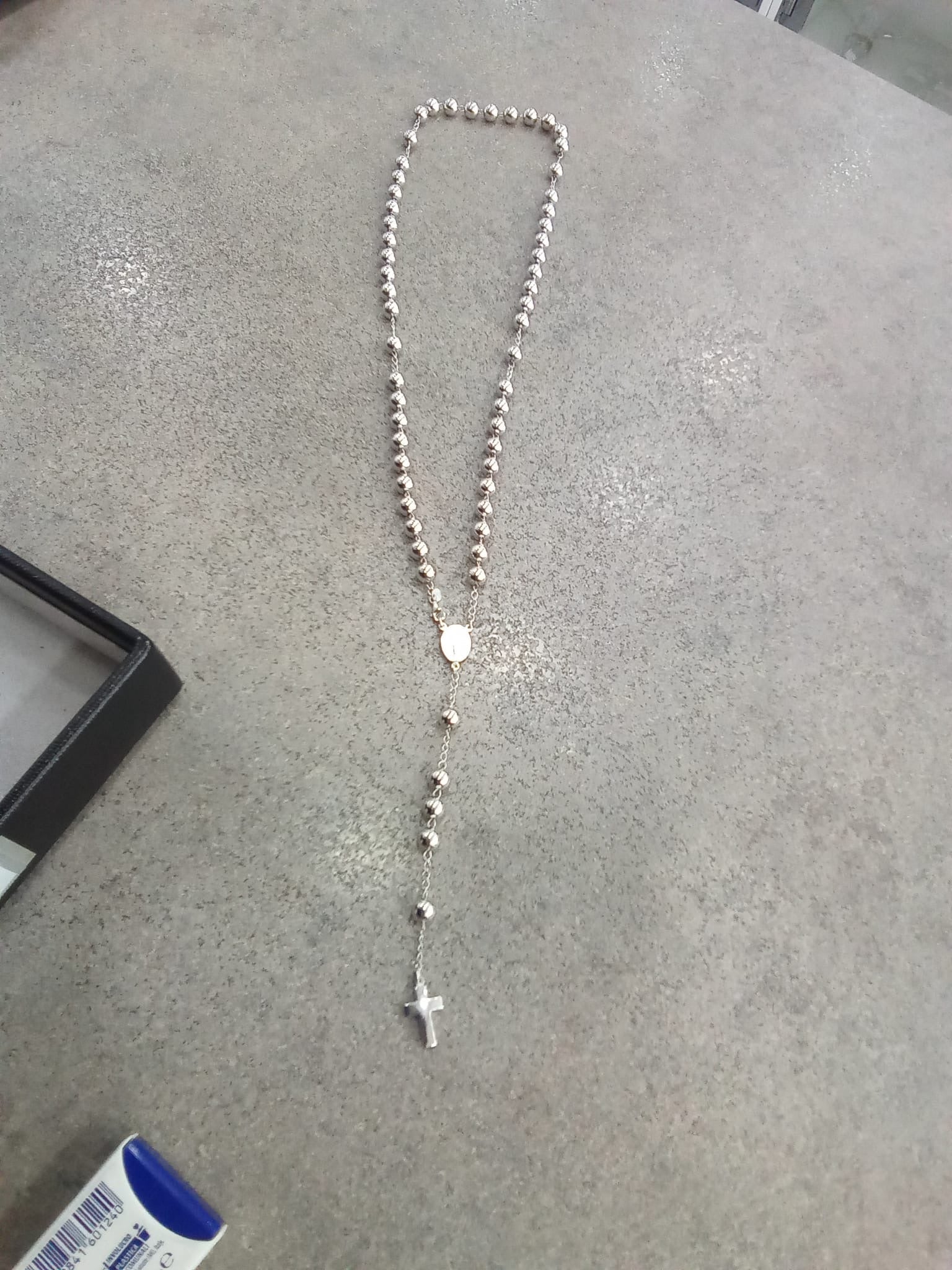 Rosario Argento 925 Sfere Lisce 8mm – Fede e Stile