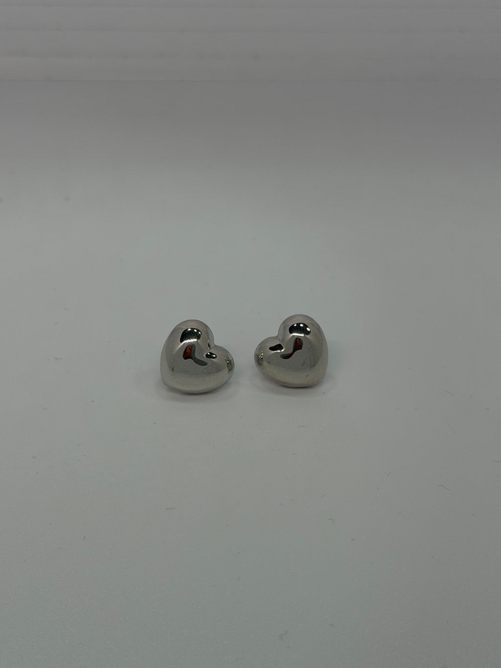 Orecchini al Lobo Cuore Liscio in Argento 925 – Classici ed Eleganti