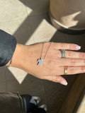 Collana Acciaio con Croce e Zirconi Bianchi – Fede e Brillantezza
