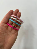 Bracciale Rigido Argento 925 Smaltato con Cuori Colorati – Gioiello Allegro
