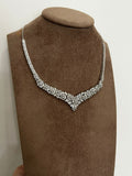 Collier Luxury in Argento 925 con Zirconi Bianchi Incastonati – Gioiello di Alta Classe