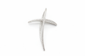 Ciondolo Croce Argento 925 con Pietre Bianche – Eleganza Sacra