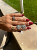 Orecchini Argento 925 Cuori Luxury con Pietre Bianche | AG Silver