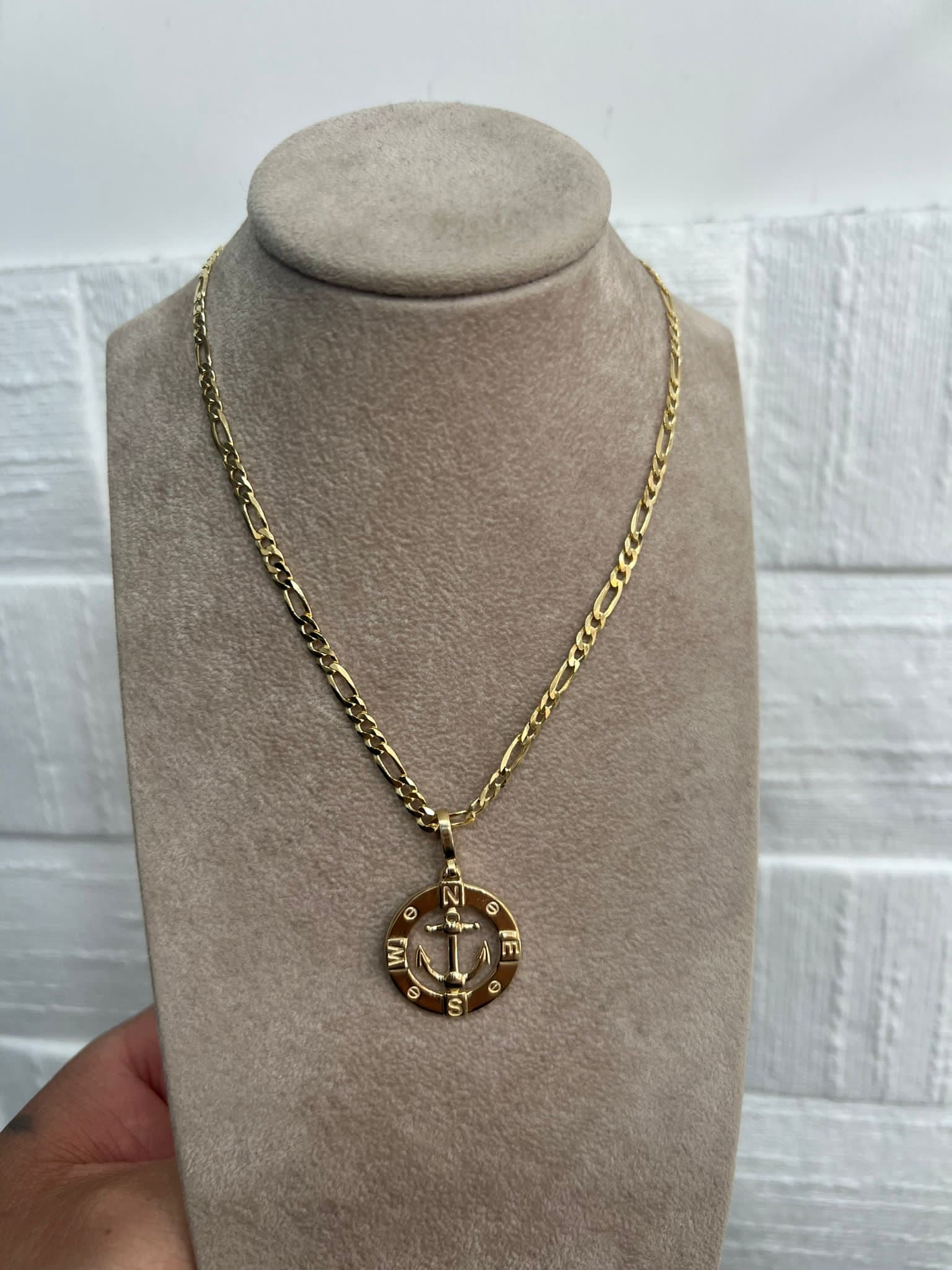 Collana Ancora Argento 925 Bagnata nell'Oro | Simbolo di Speranza e Forza