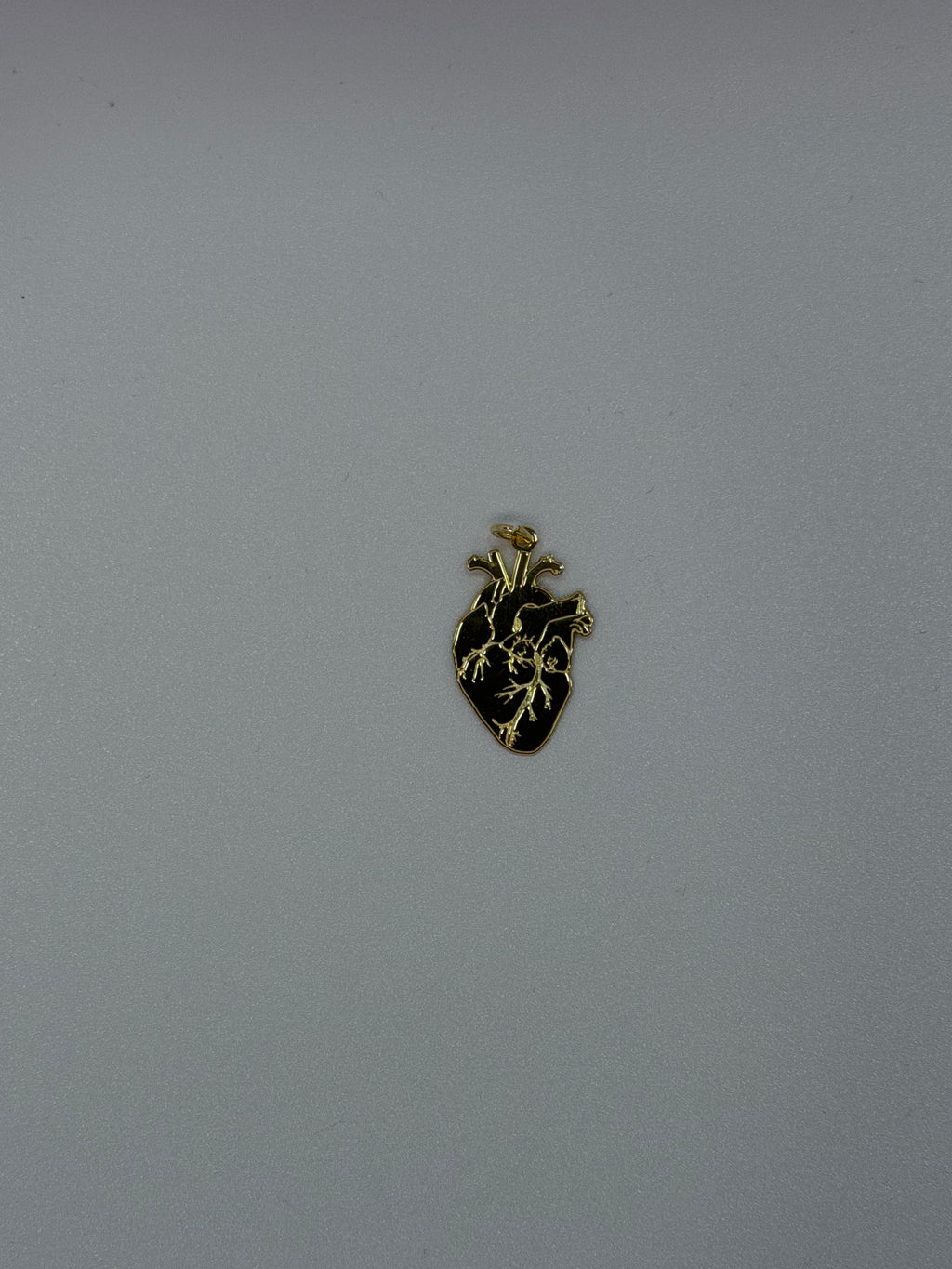 Ciondolo Cuore Atomico in Argento 925 | Versione Argento e Dorata
