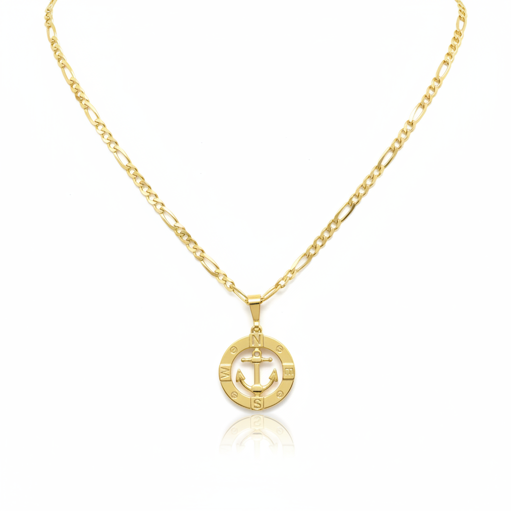 Collana Ancora Argento 925