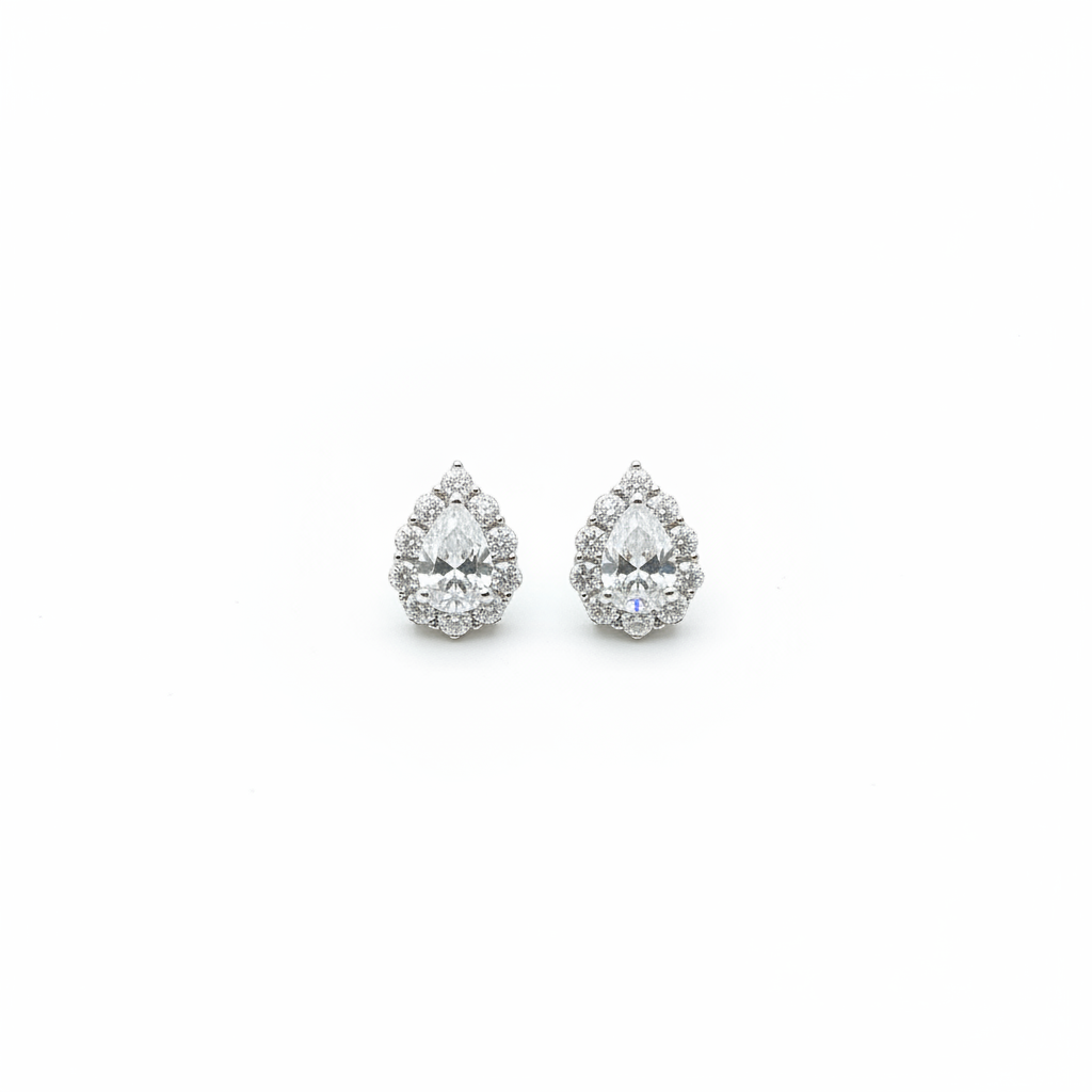 Orecchini a Goccia Moissanite Argento 925 – Eleganza che Scintilla