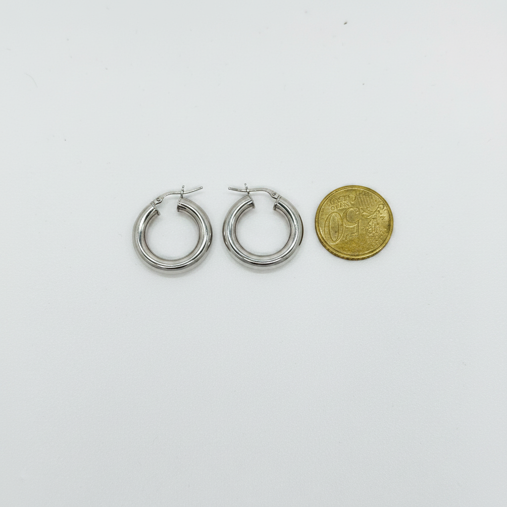 Orecchini Cerchi Bombati in Argento 925 – Classici e Versatili